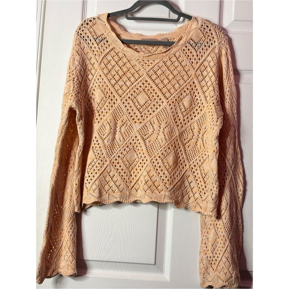 Willow-root Women's Tan and Orange Jumper